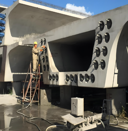 江口压浆料施工流程及注意事项